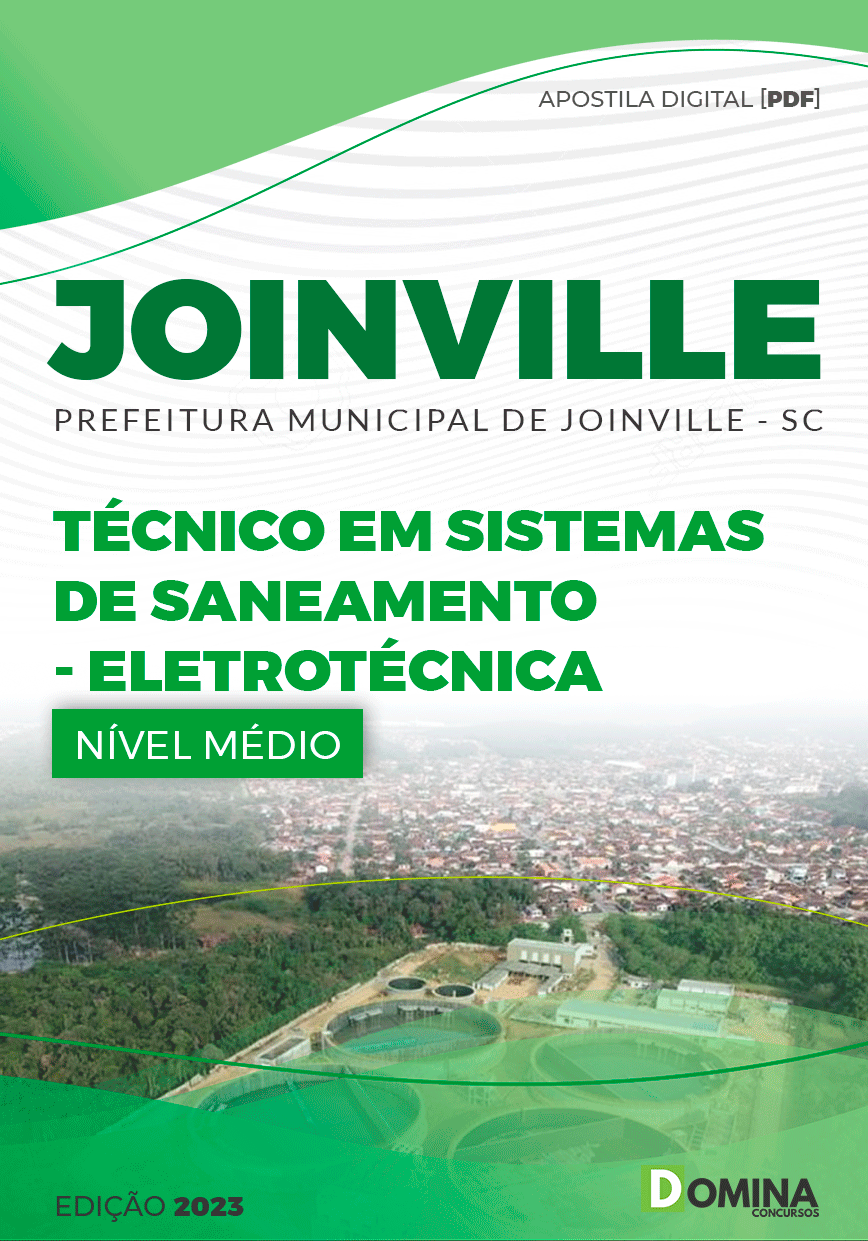 Apostila Pref Joinville SC 2023 Técnico Saneamento Eletrotécnica