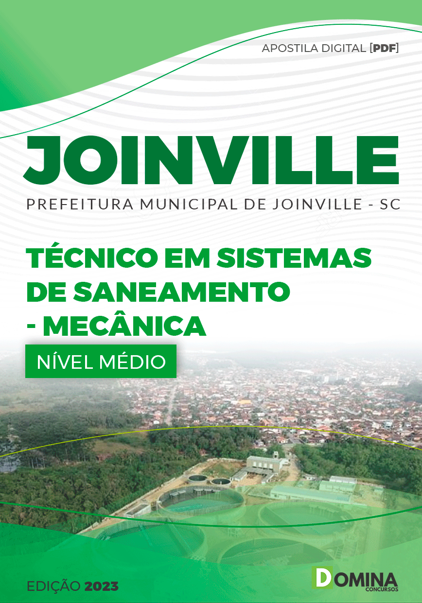 Apostila Pref Joinville SC 2023 Técnico Saneamento Mecânica