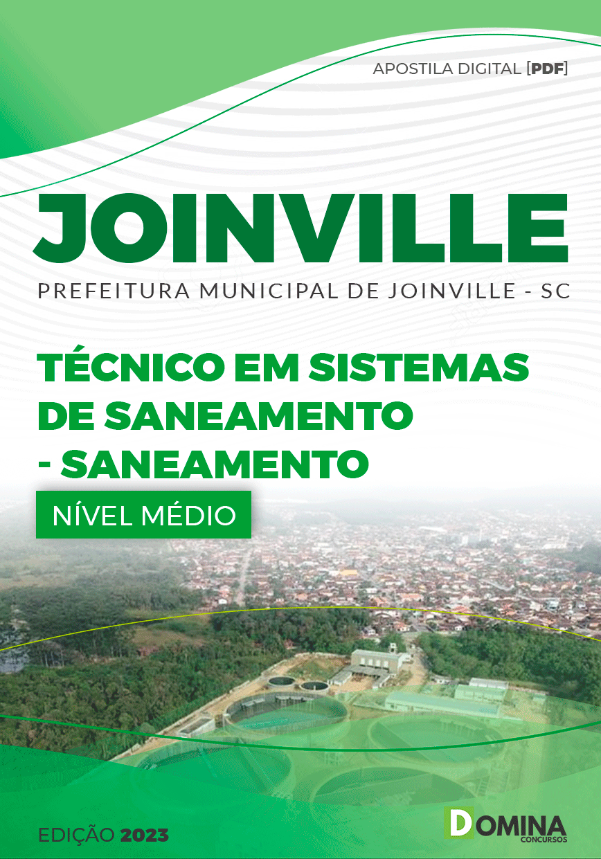 Apostila Pref Joinville SC 2023 Técnico Saneamento Saneamento