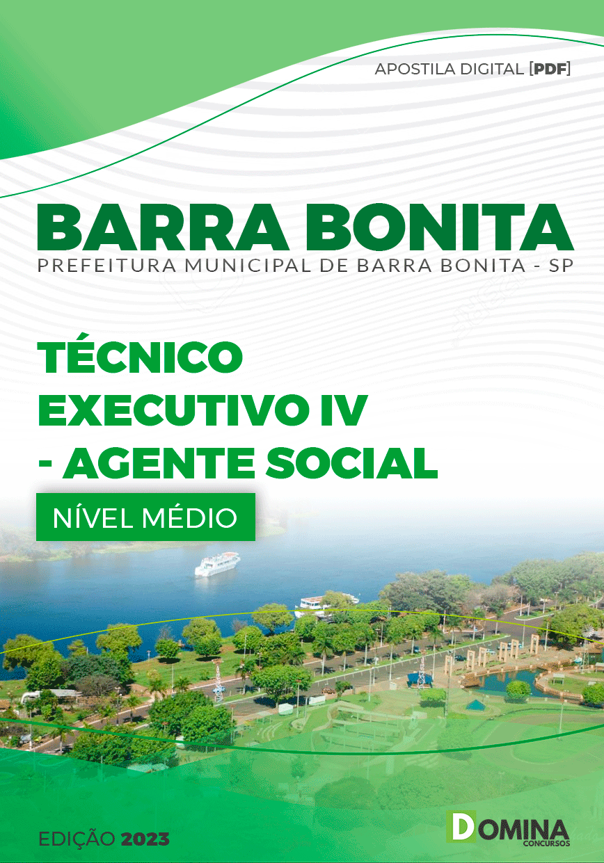 Apostila Pref Barra Bonita SP 2023 Técnico Educação Agente Social