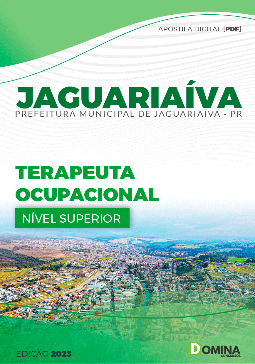 Apostila Pref Jaguariaíva PR 2023 Terapeuta Ocupacional