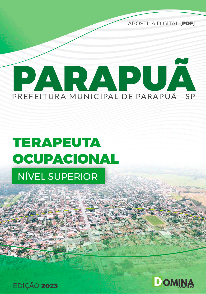 Apostila Concurso Pref Parapuã SP 2023 Terapeuta Ocupacional