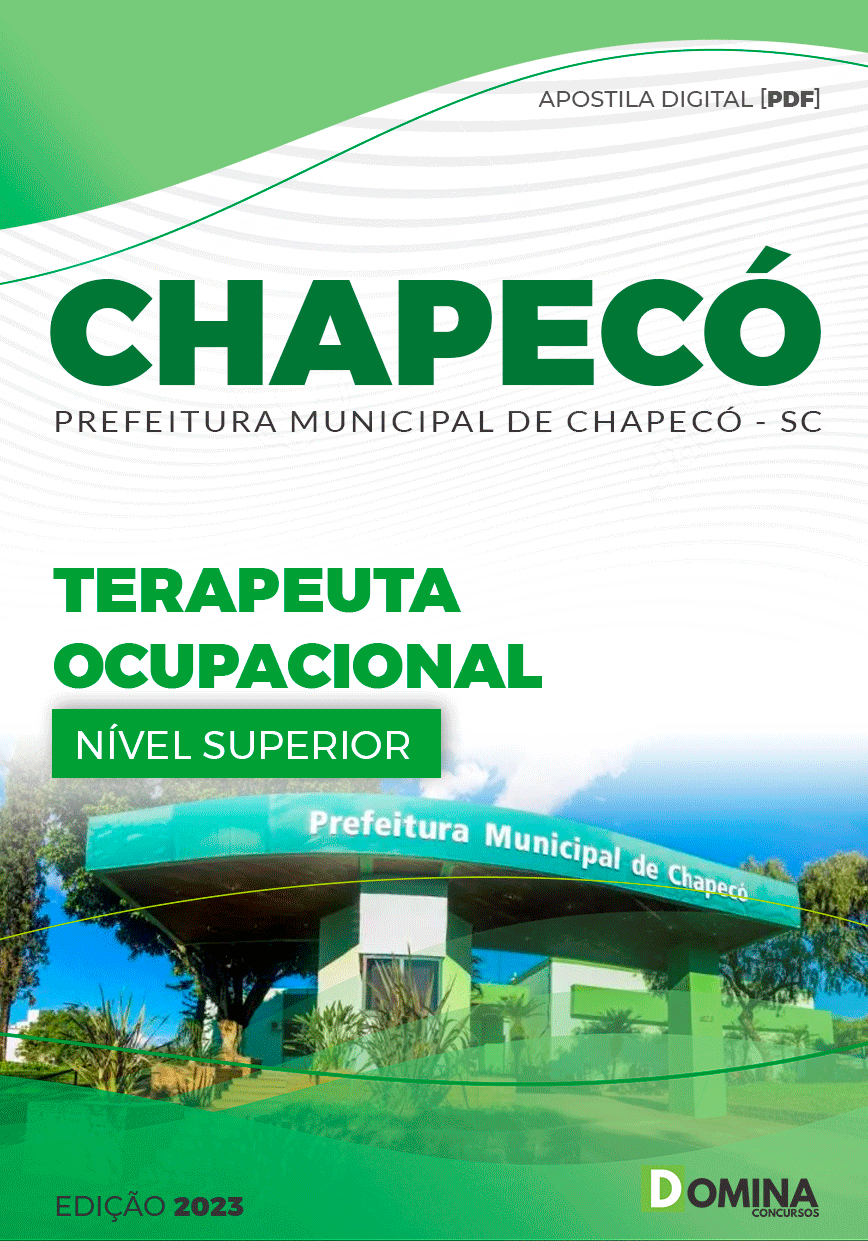 Apostila Pref Chapecó SC 2023 Terapeuta Ocupacional