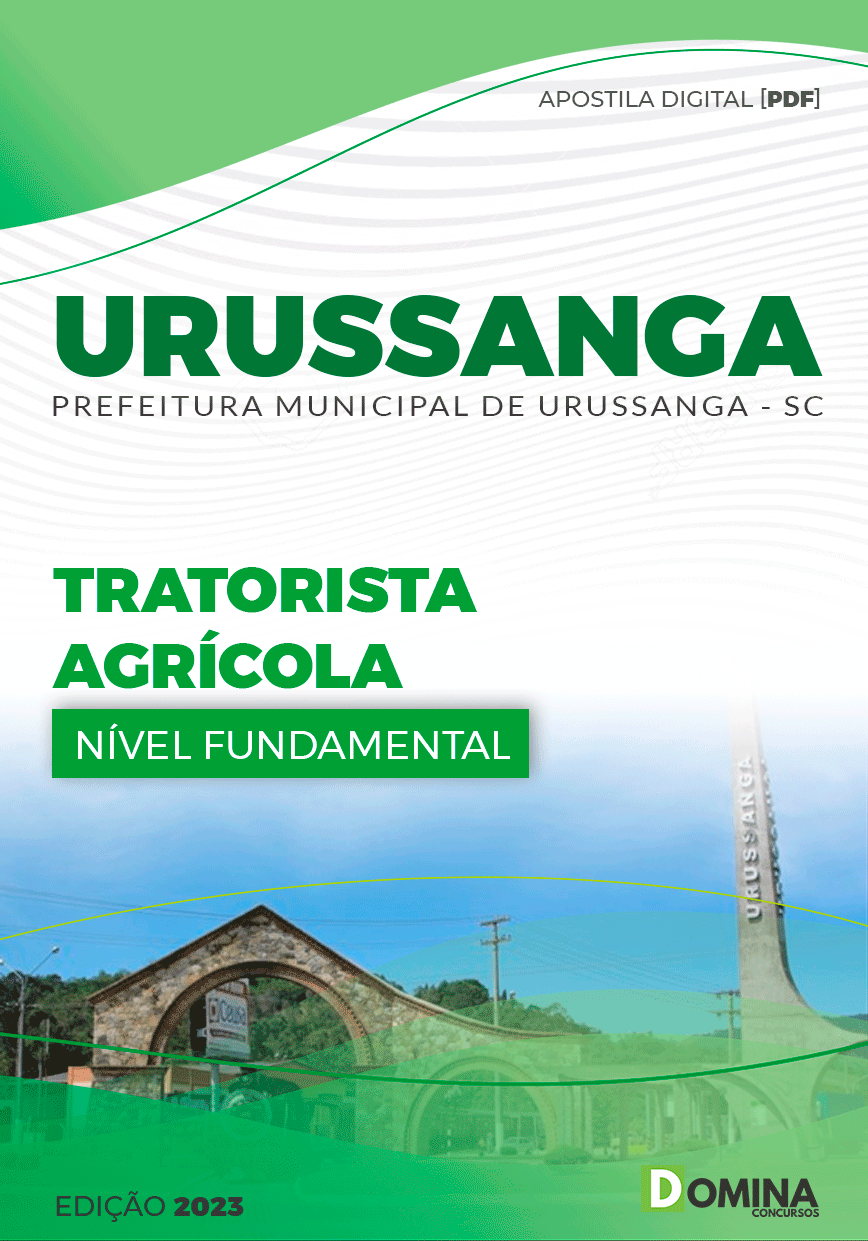 Apostila Concurso Pref Urussanga SC 2023 Tratorista Agrícola