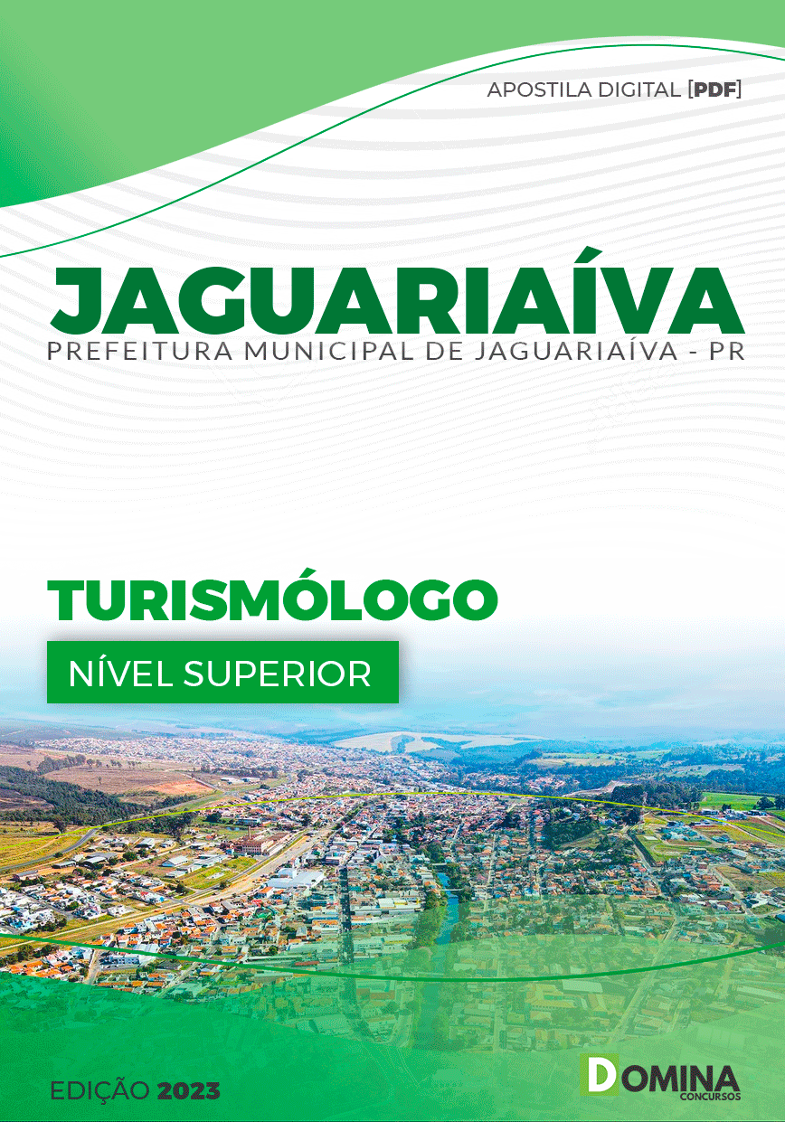 Apostila Concurso Pref Jaguariaíva PR 2023 Turismólogo