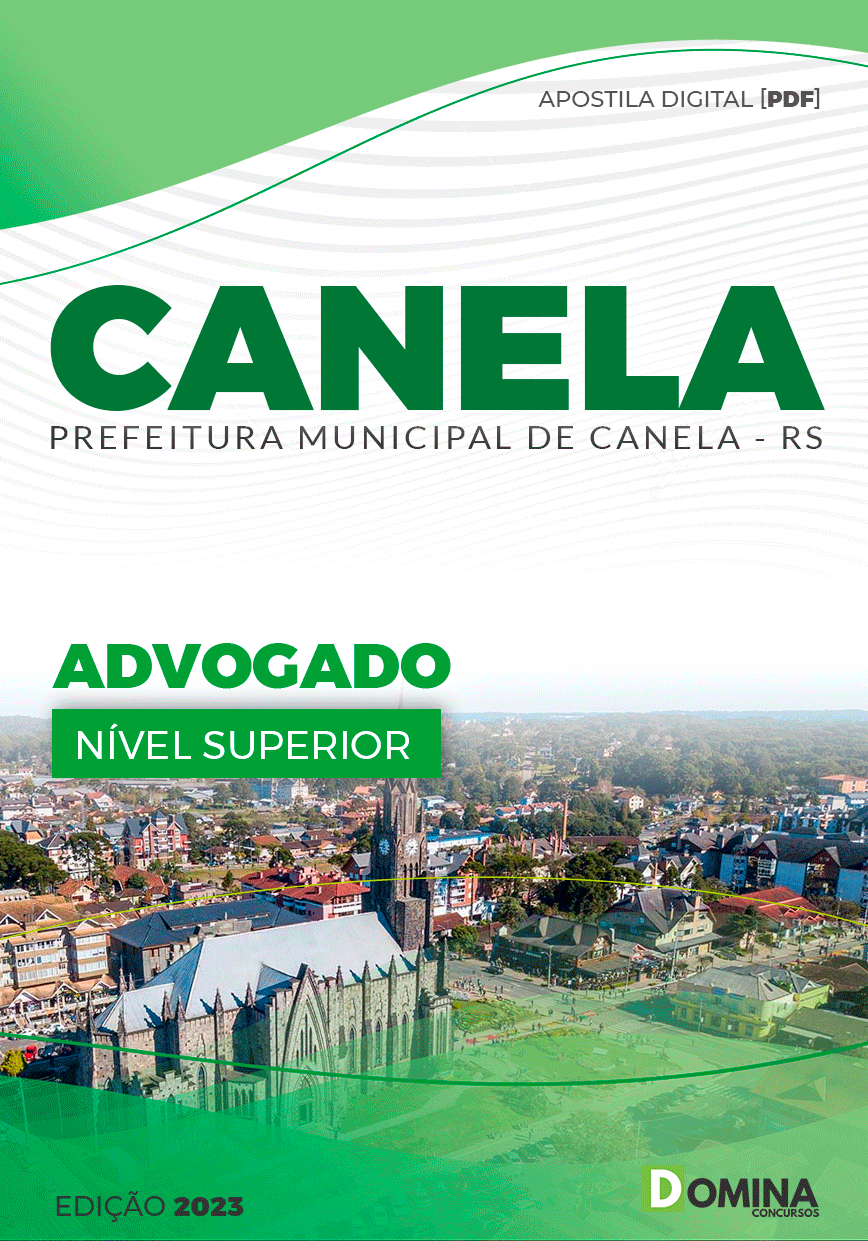 Apostila Concurso Pref Canela RS 2023 Advogado