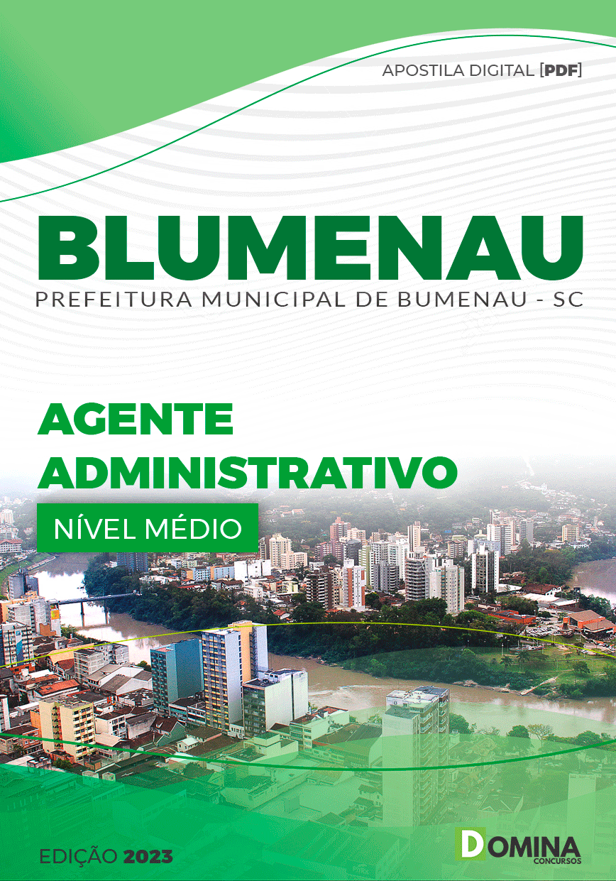 Apostila Pref Blumenau SC 2023 Agente Administrativo