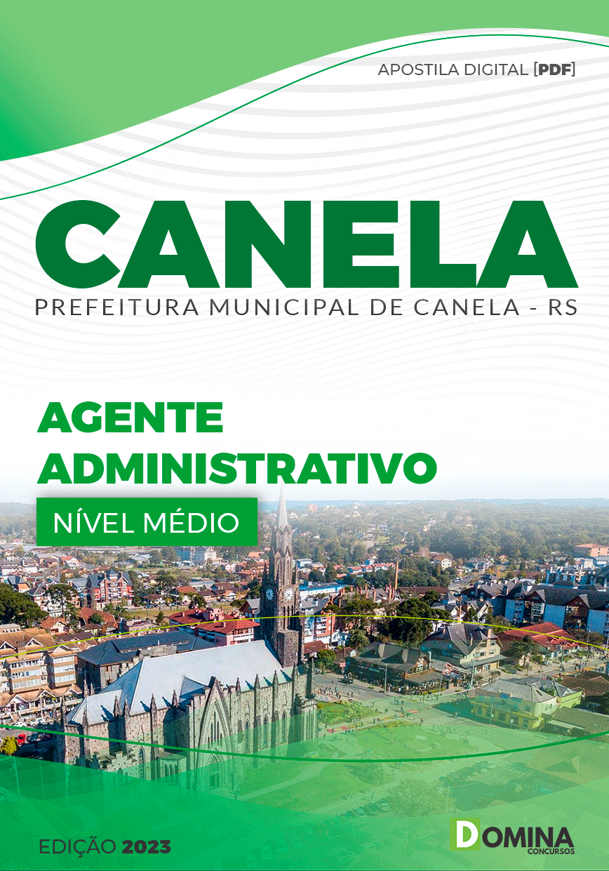 Apostila Concurso Pref Canela RS 2023 Agente Administrativo