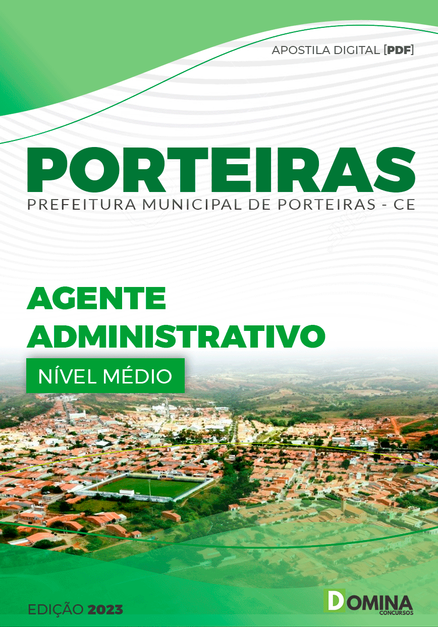 Apostila Concurso Pref Porteiras CE 2023 Agente Administrativo