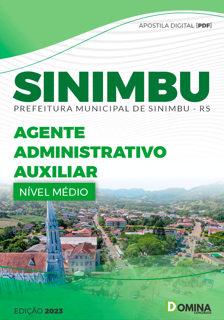 Apostila Pref Sinimbu RS 2023 Agente Administrativo Auxiliar