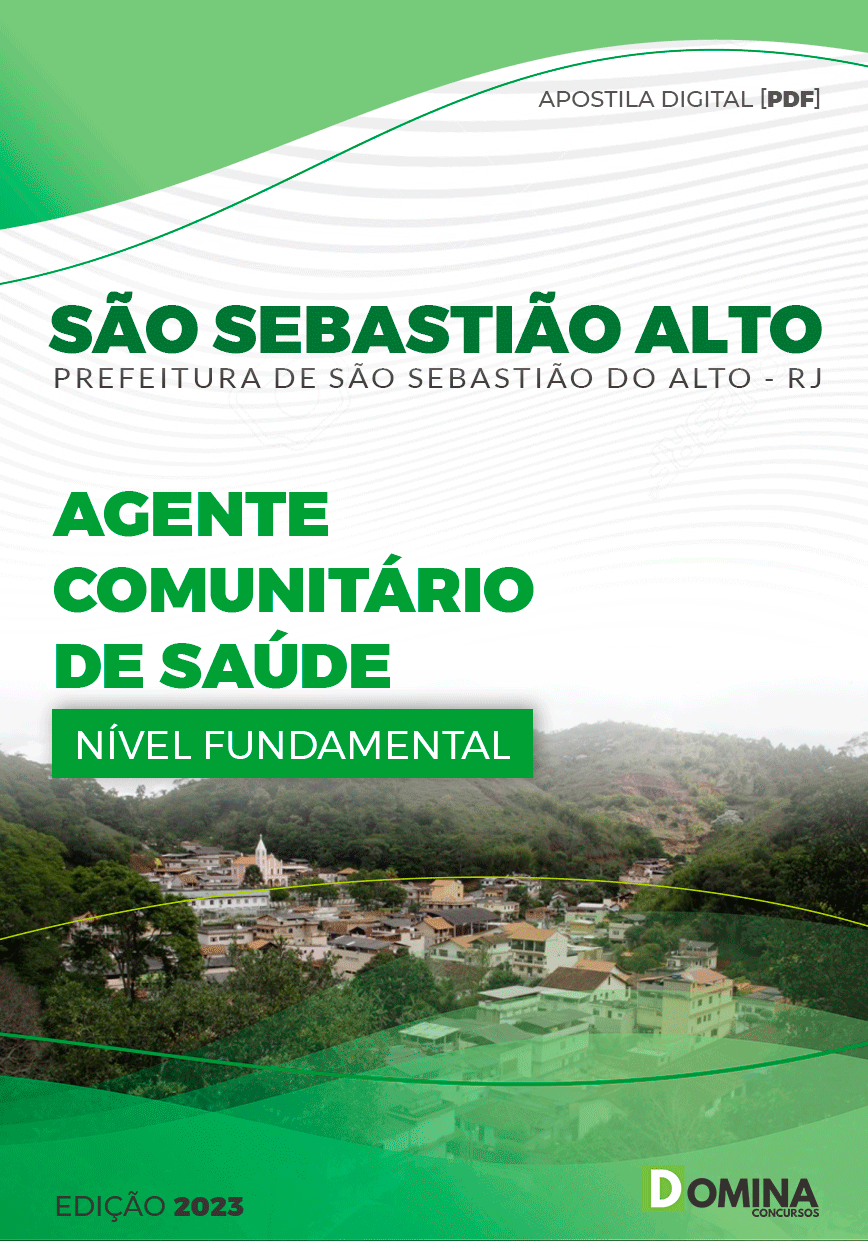 Apostila Pref São Sebastião Alto RJ 2024 Agente Comunitário Saúde