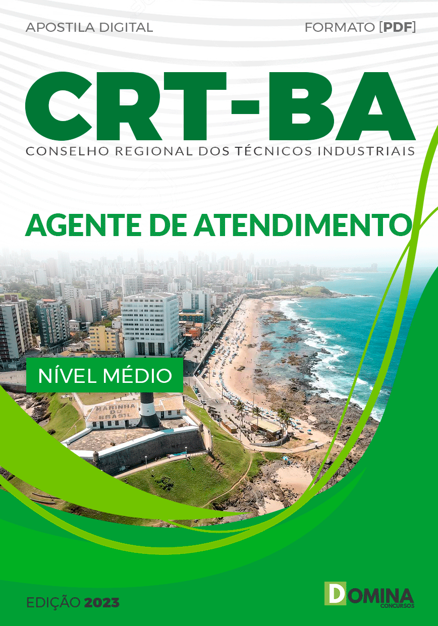 Apostila Concurso CRT BA 2023 Agente Administrativo