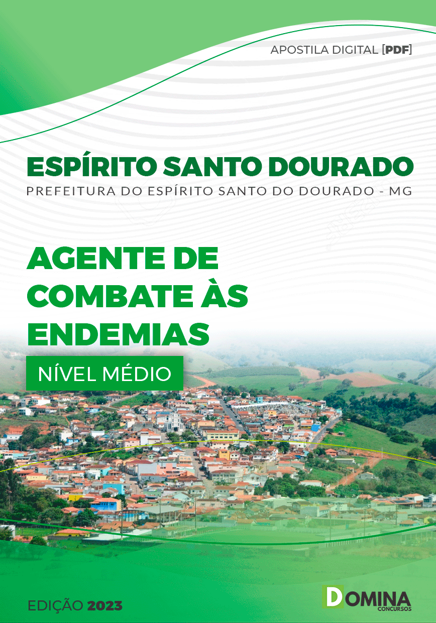 Apostila Pref Espírito Santo Dourado MG 2023 Agente Combate Endemias