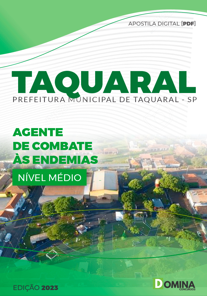 Apostila Pref Taquaral SP 2023 Agente Combate Endemias