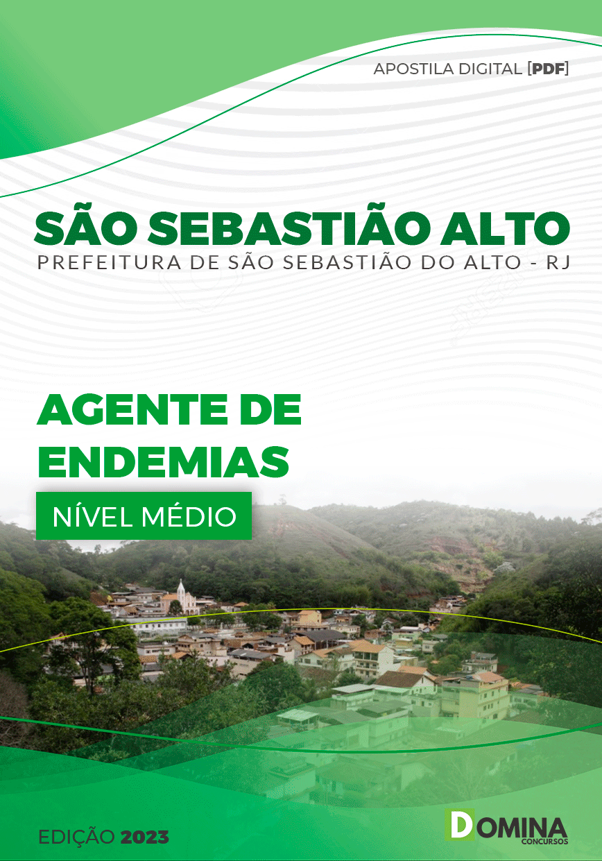 Apostila Pref São Sebastião Alto RJ 2024 Agente Endemias