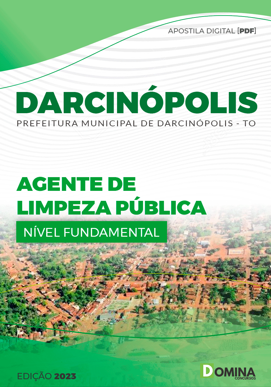 Apostila Pref Darcinópolis TO 2023 Agente Limpeza Pública