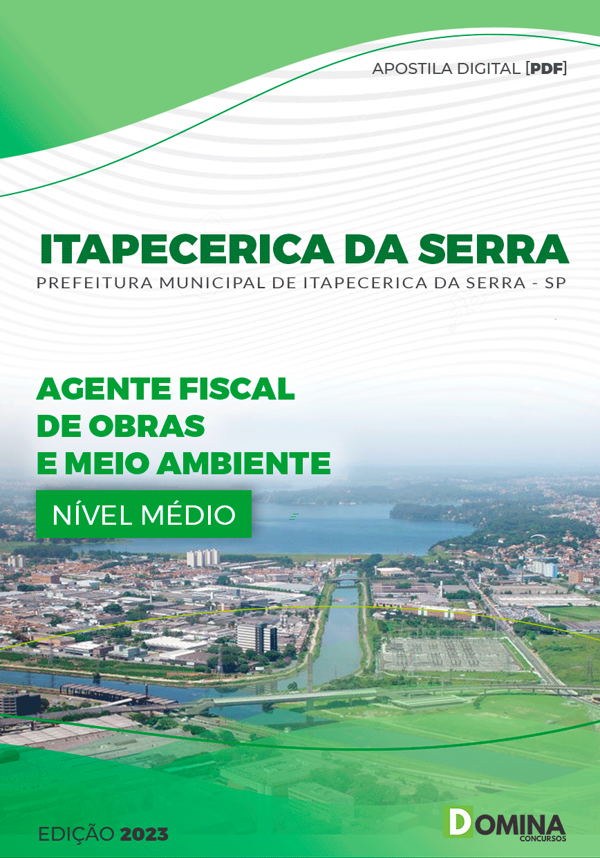 Pref Itapecerica da Serra SP 2023 Agente de Obras Meio Ambiente