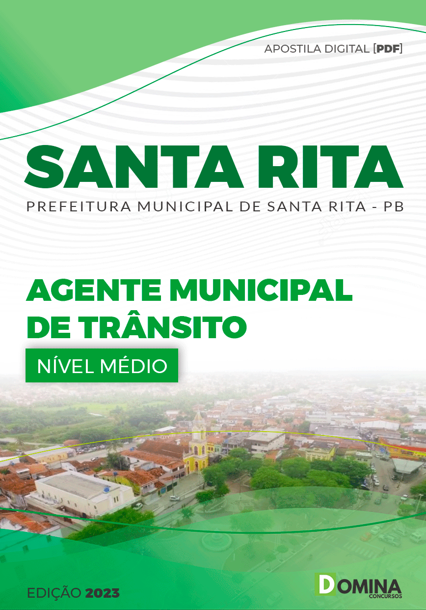 Apostila Pref Santa Rita PB 2023 Agente Municipal Trânsito