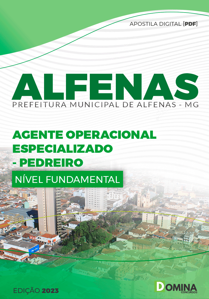 Apostila Seletivo Pref Alfenas MG 2023 Pedreiro