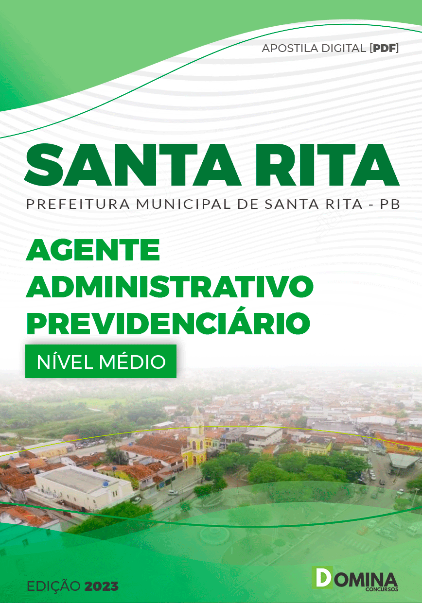 Apostila Pref Santa Rita PB 2023 Agente Administrativo Previdenciário