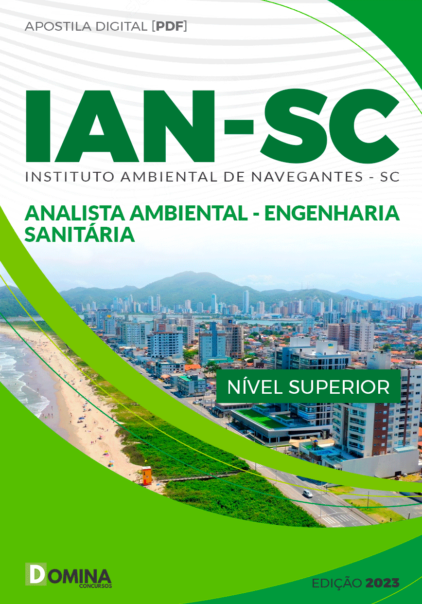 Apostila IAN SC 2023 Analista Ambiental Engenharia Sanitária