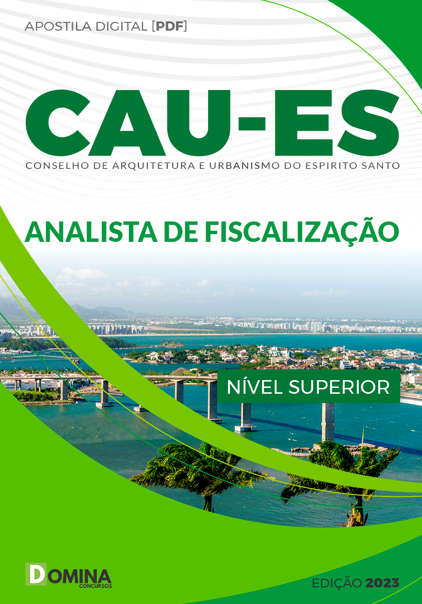 Apostila Concurso CAU ES 2023 Analista Fiscalização