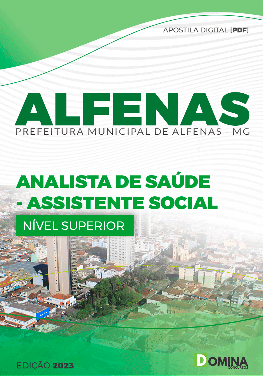 Apostila Processo Seletivo Pref Alfenas MG 2023 Assistente Social