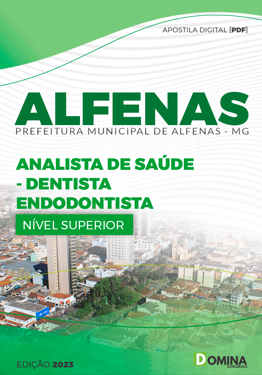 Apostila Seletivo Pref Alfenas MG 2023 Dentista Endodontista