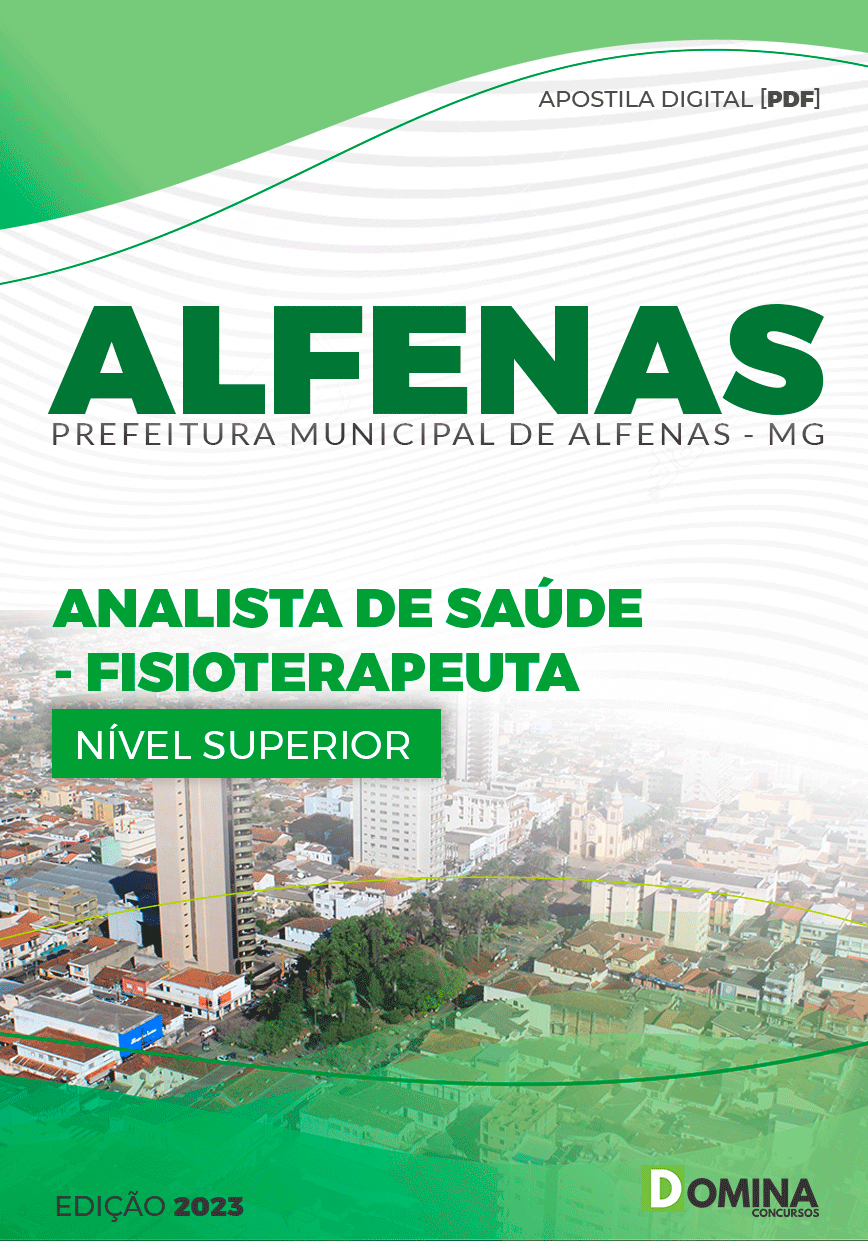 Apostila Processo Seletivo Pref Alfenas MG 2023 Fisioterapeuta