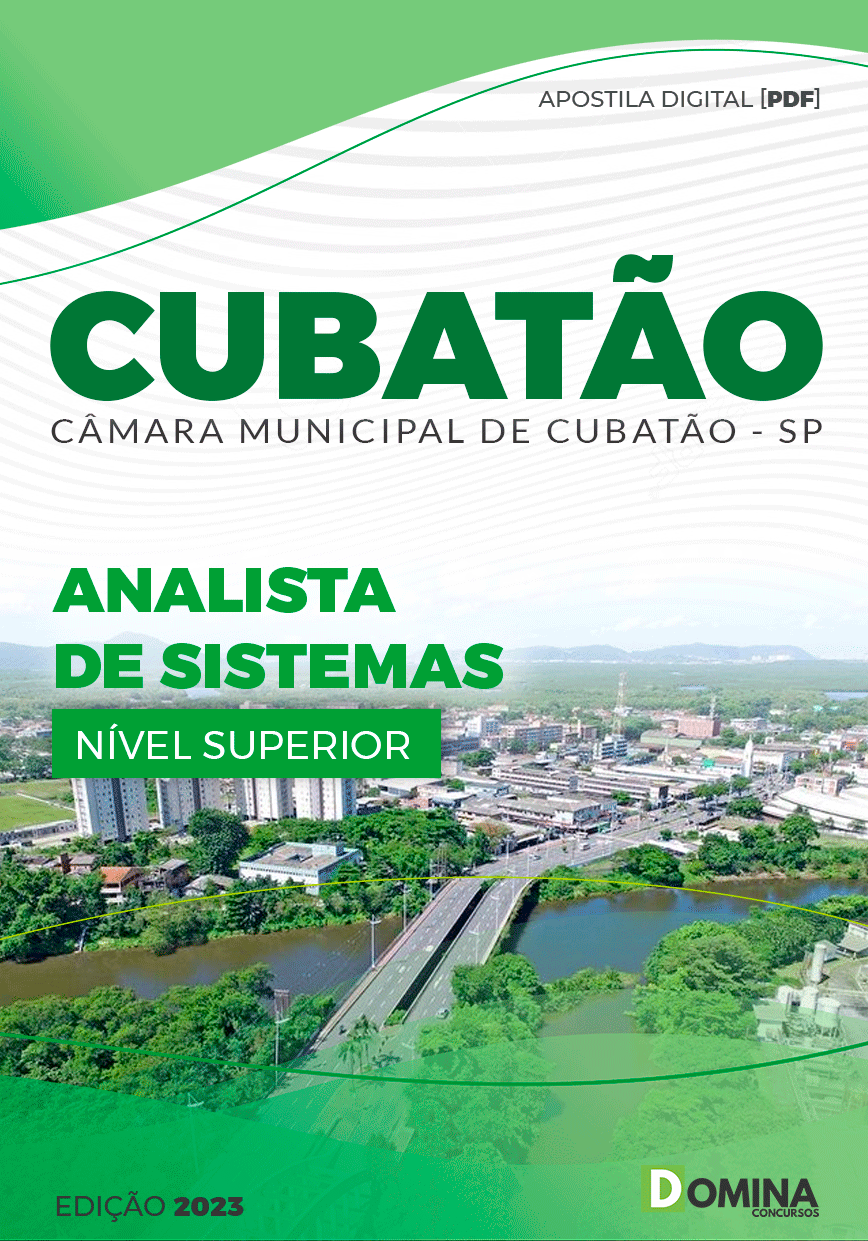 Apostila Câmara Cubatão SP 2023 Analista Sistema