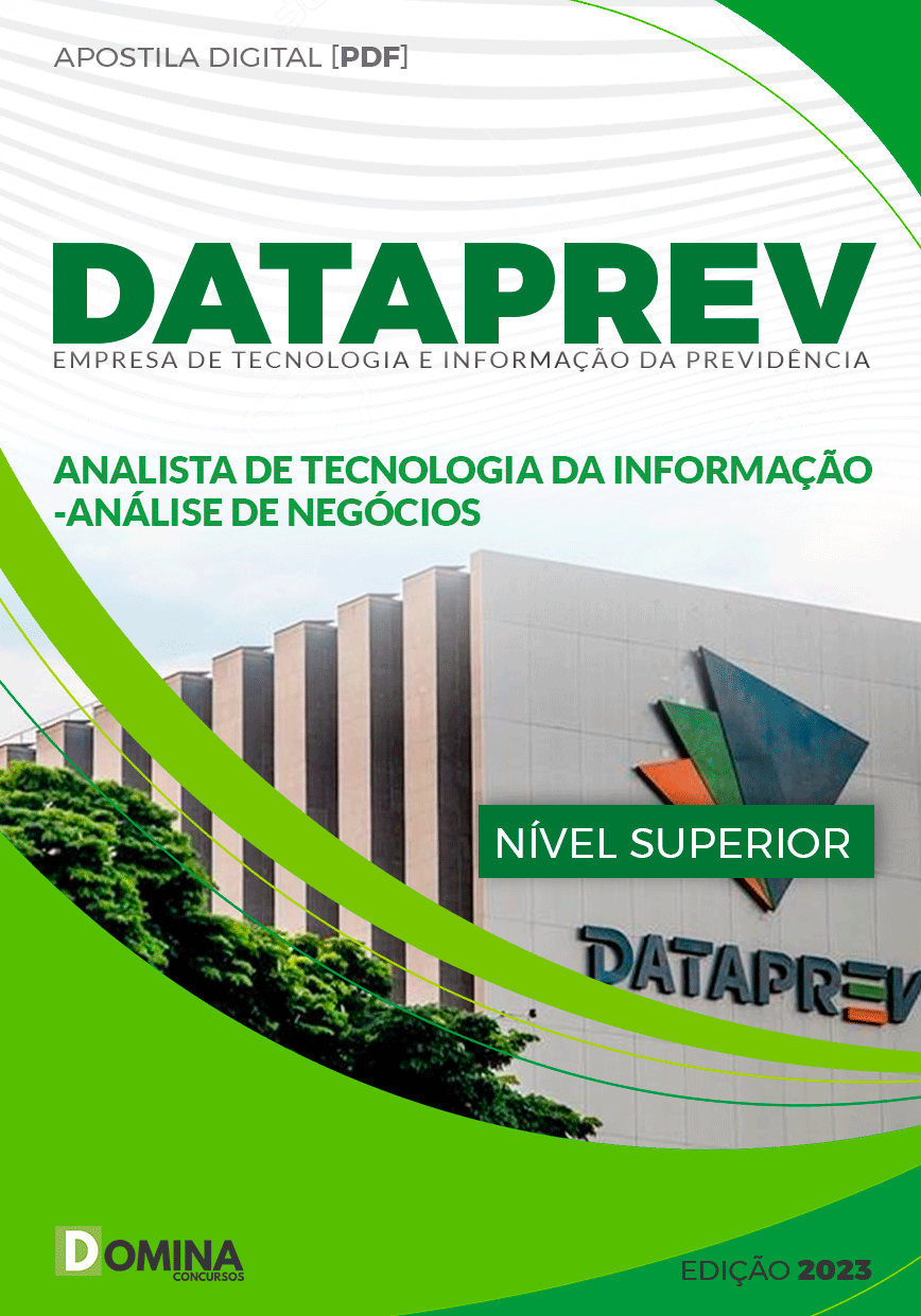 Apostila Concurso DATAPREV 2023 Analista TI Análise Negócios