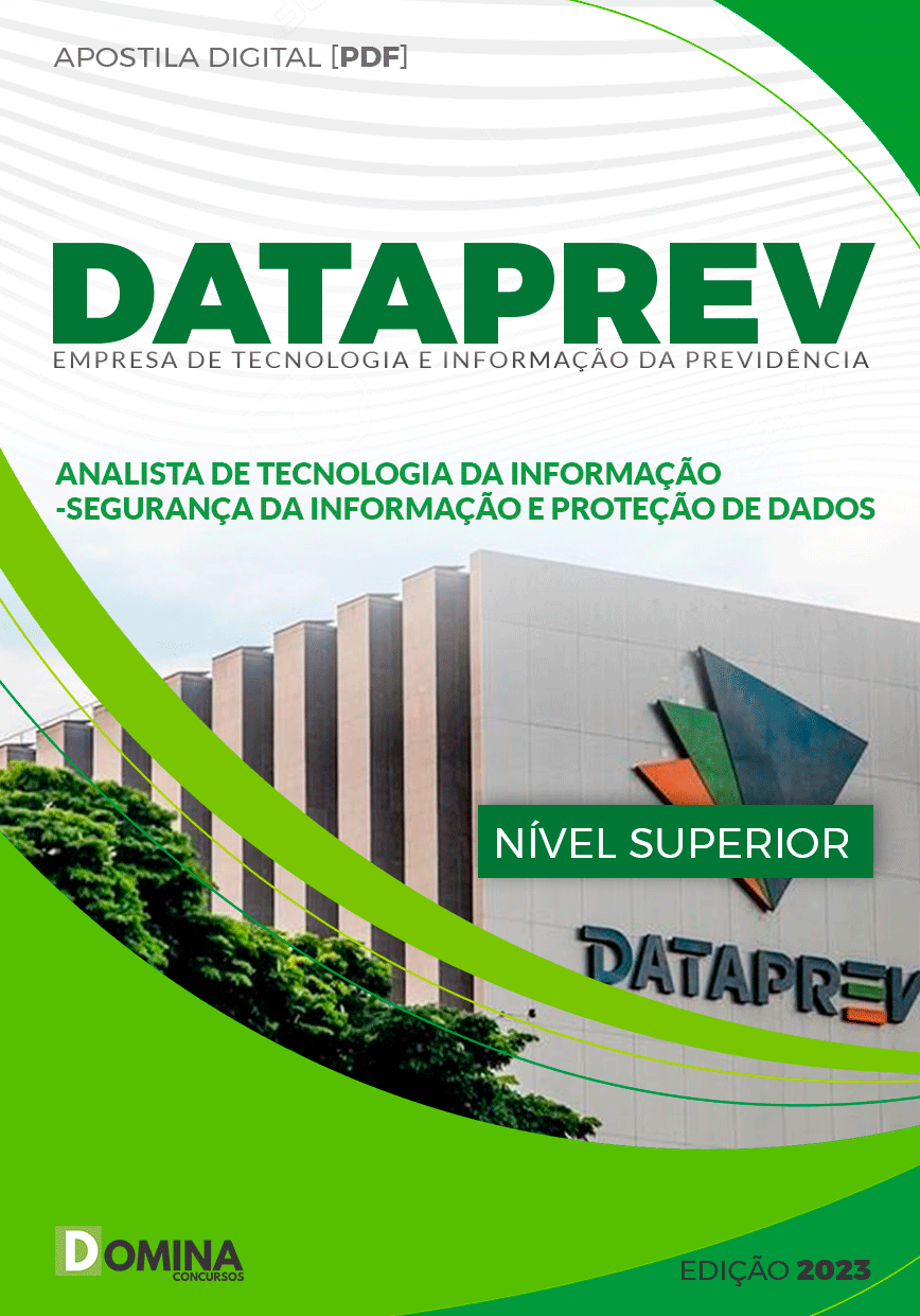 Apostila DATAPREV 2023 Analista TI Segurança Proteção Dados