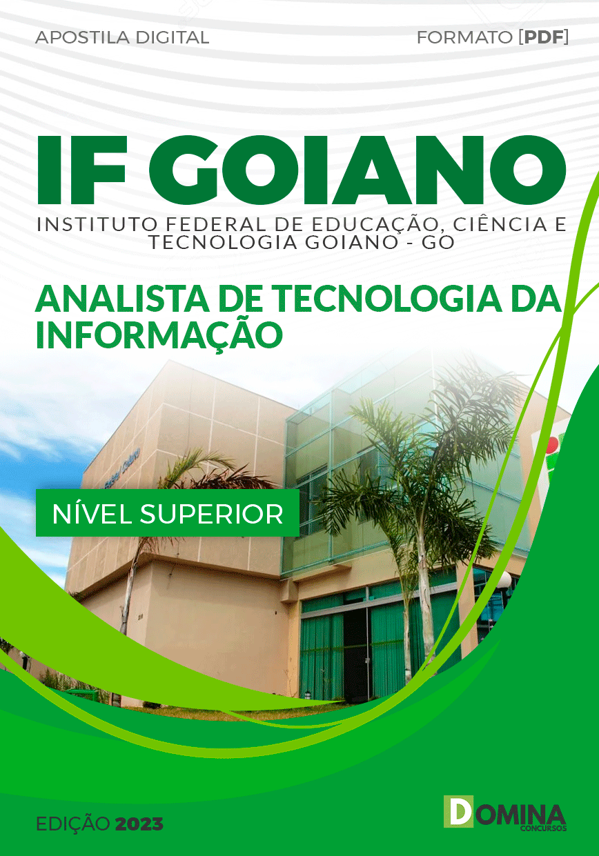 Apostila Concurso IF Goiano GO 2023 Analista Tecnologia Informação