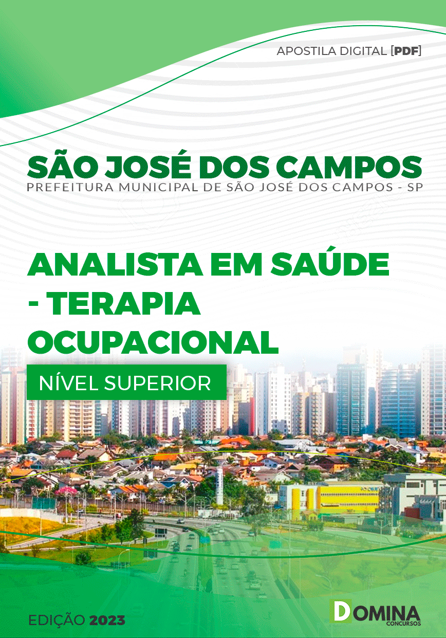 Pref São José dos Campos SP 2023 Analista Terapia Ocupacional