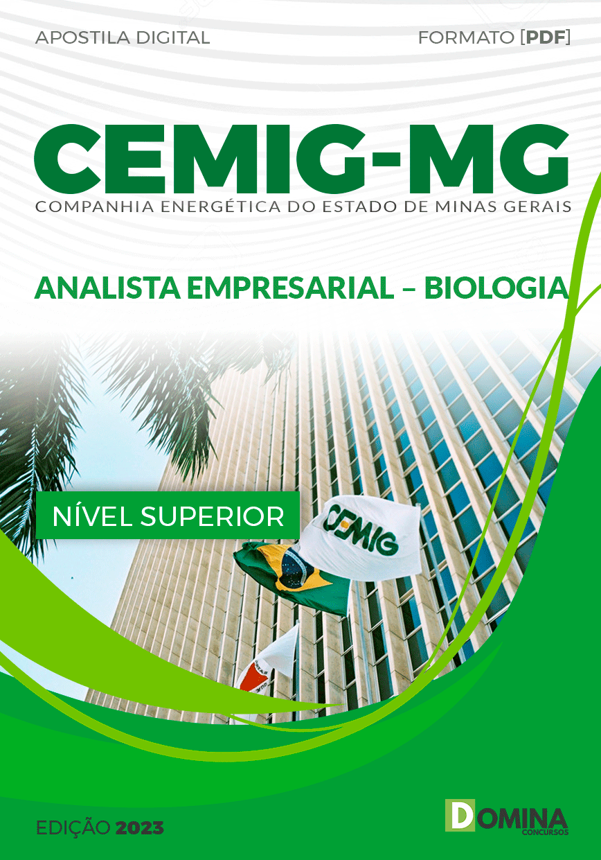 Apostila CEMIG MG 2023 Analista Empresarial Biologia