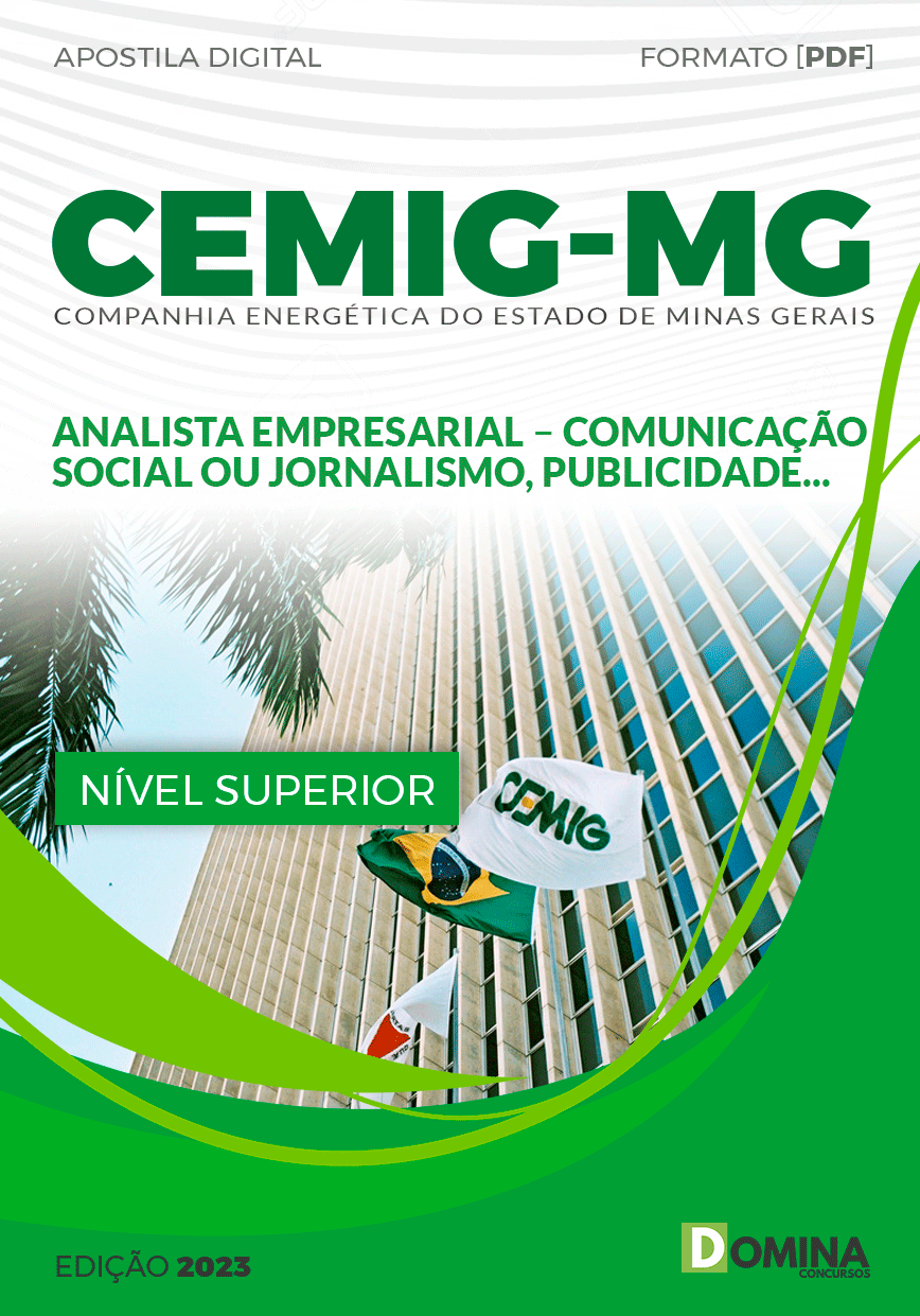 Apostila CEMIG MG 2023 Analista Empresarial Jornalista