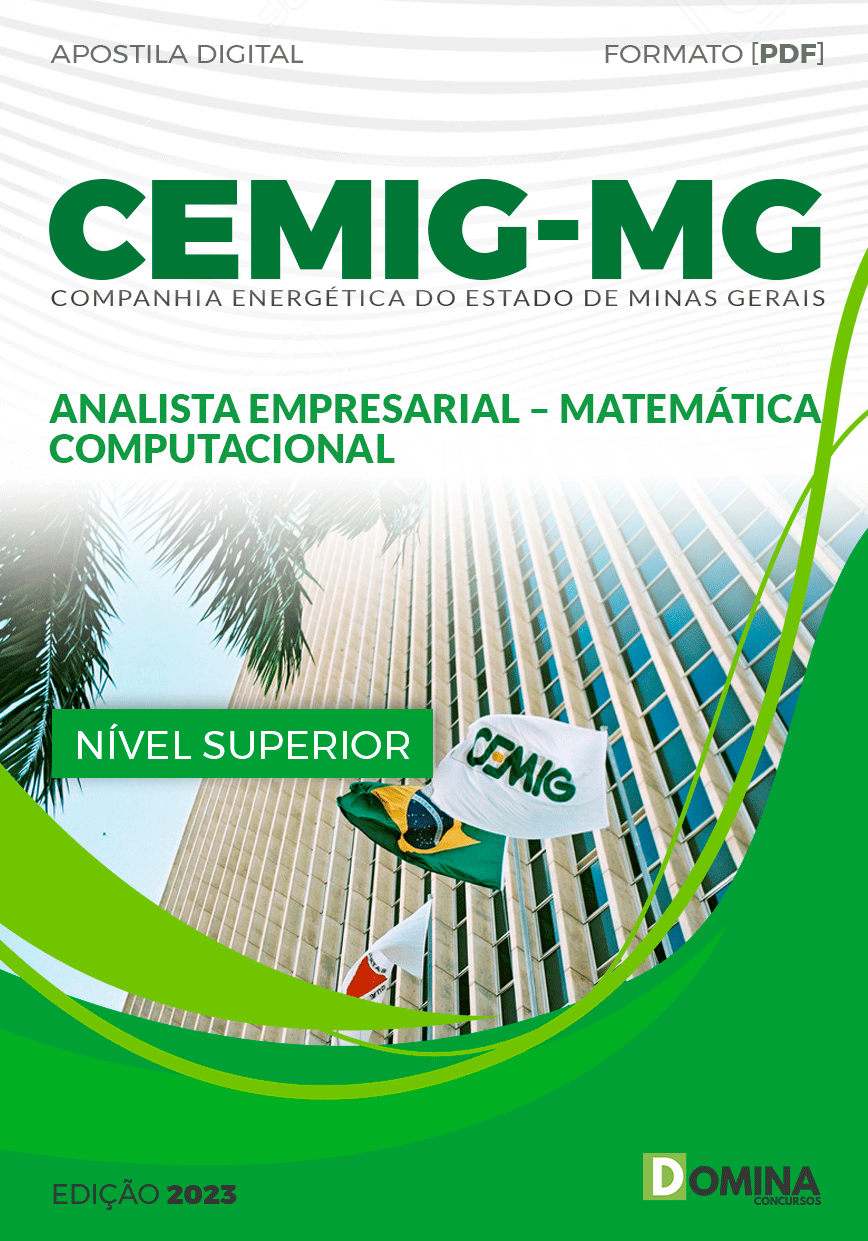 Apostila CEMIG MG 2023 Analista Empresarial Matemática Ocupacional