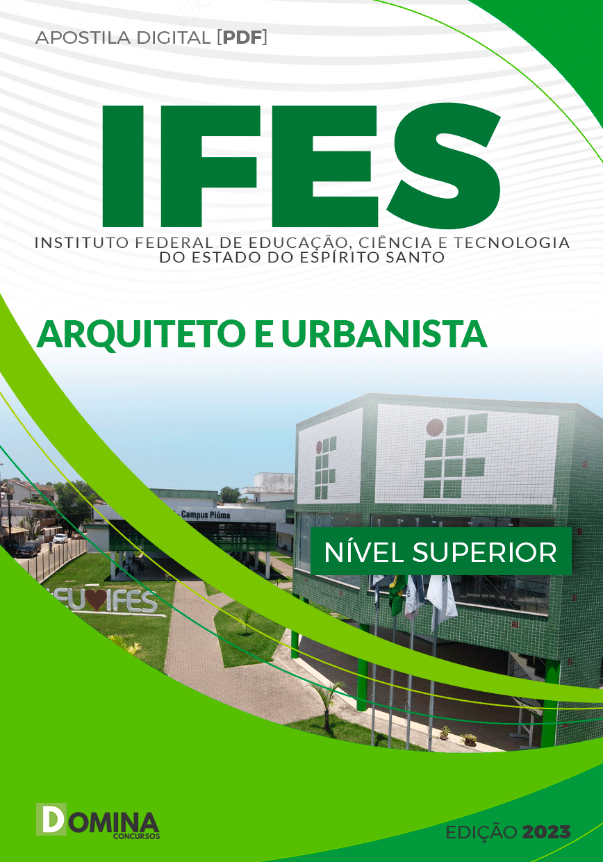 Apostila Concurso Público IFES 2023 Arquitetura Urbanismo