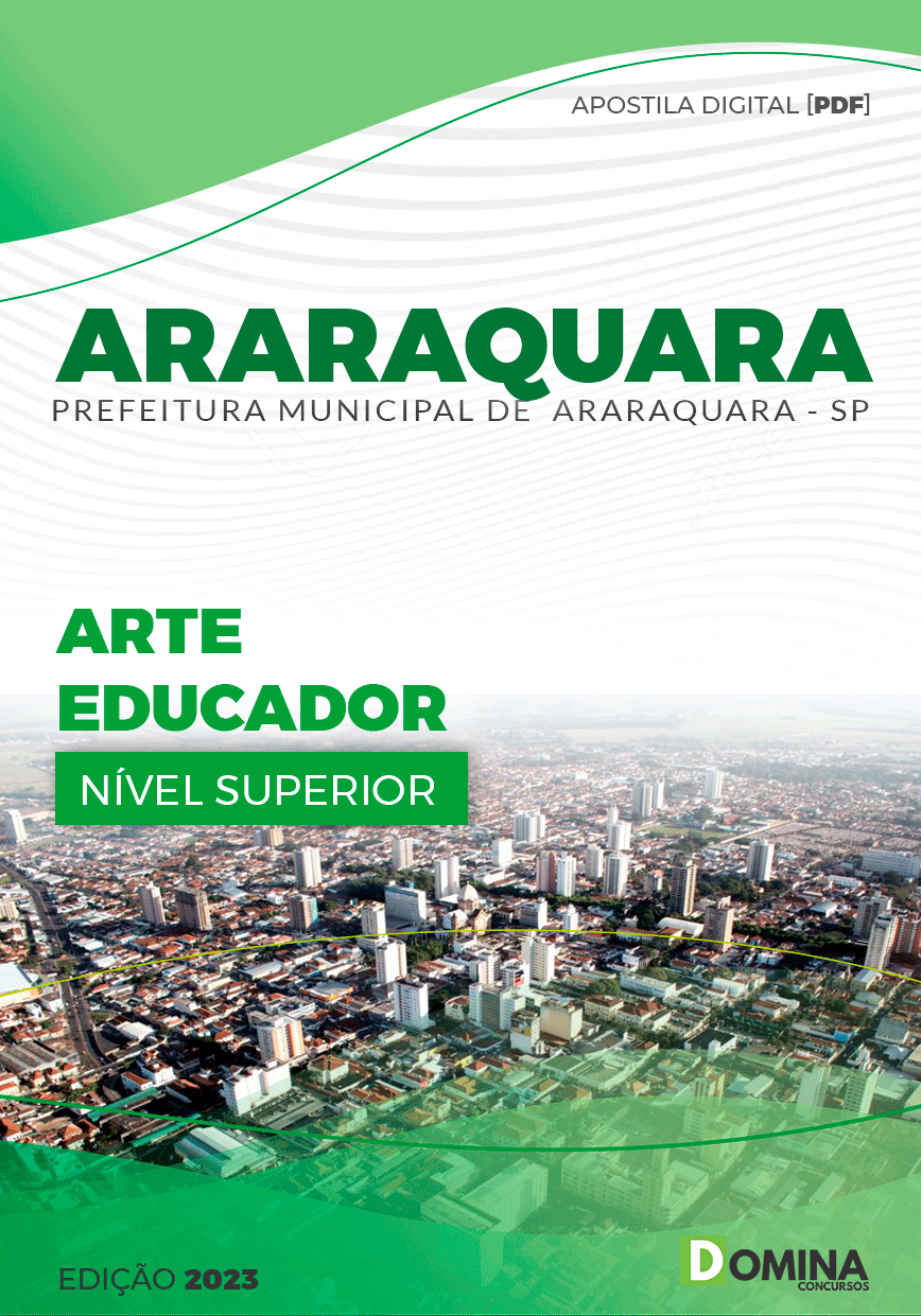 Apostila Concurso Pref Araraquara SP 2023 Arte Educador