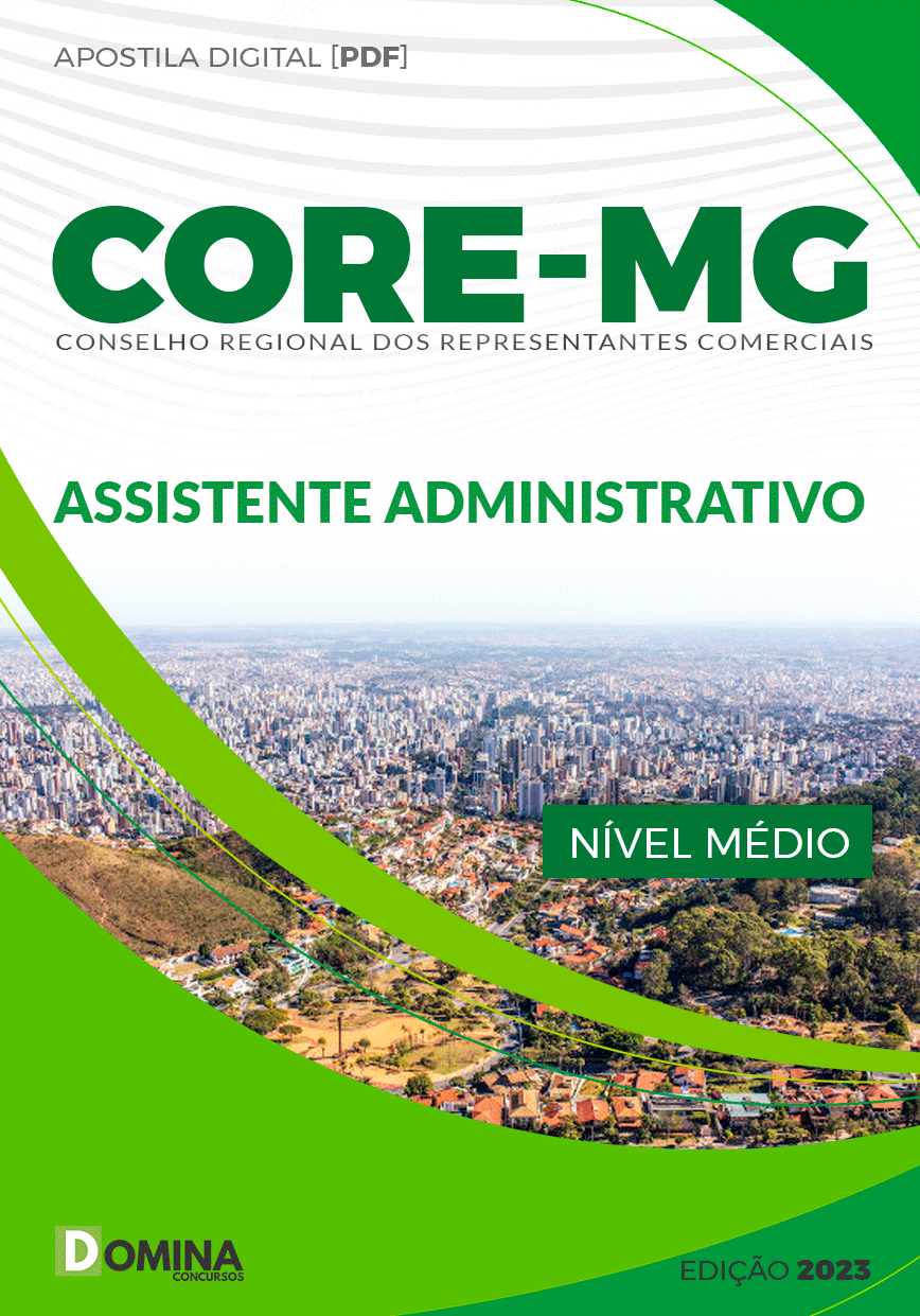 Apostila Concurso CORE MG 2023 Assistente Administrativo