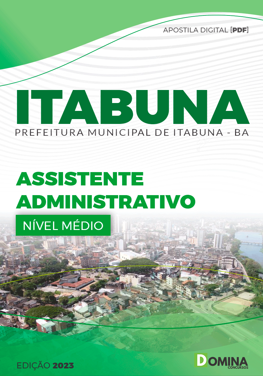 Apostila Pref Itabuna BA 2023 Assistente Administrativo