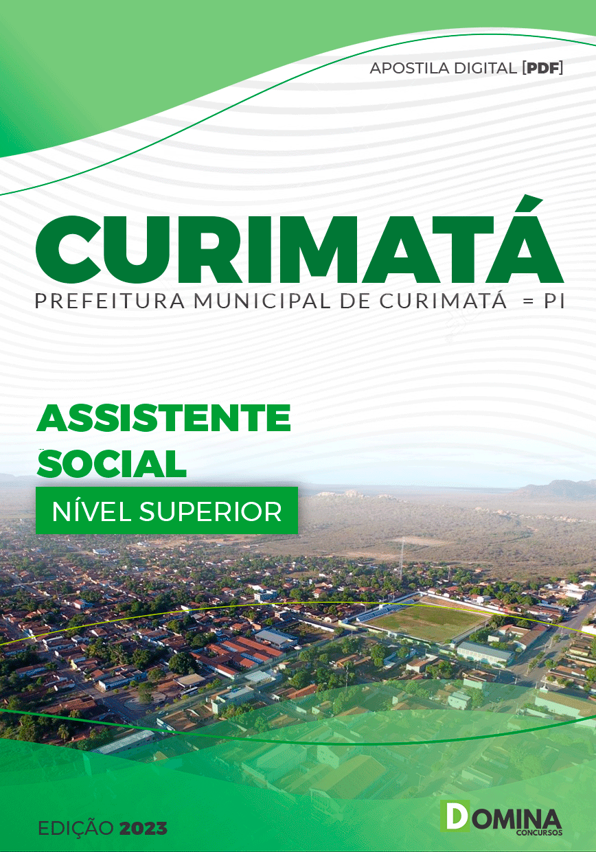 Apostila Concurso Pref Curimatá PI 2023 Assistente Social