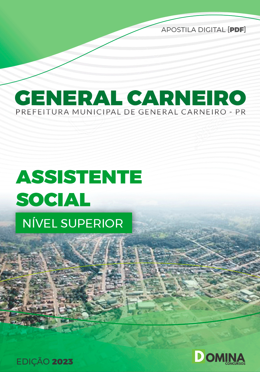 Apostila Pref General Carneiro PR 2023 Assistente Social