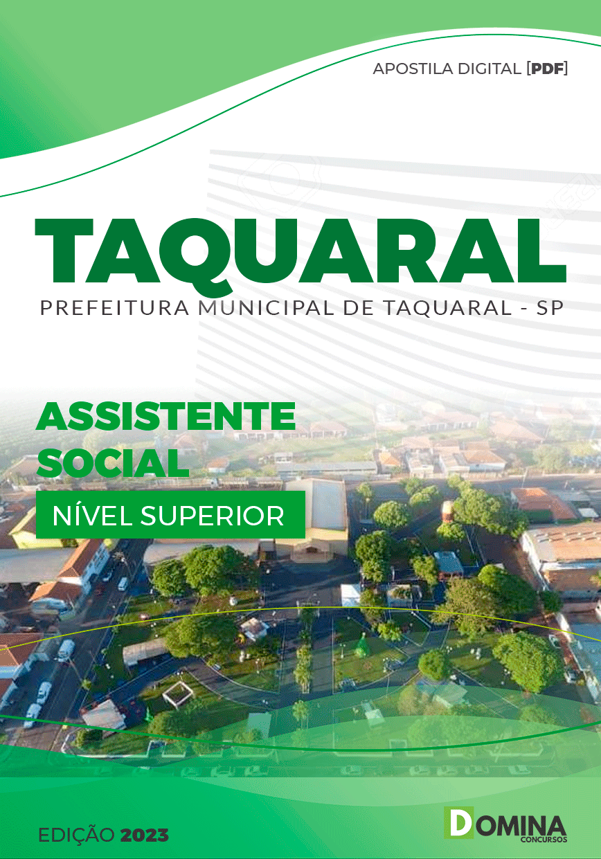 Apostila Concurso Pref Taquaral SP 2023 Assistente Social