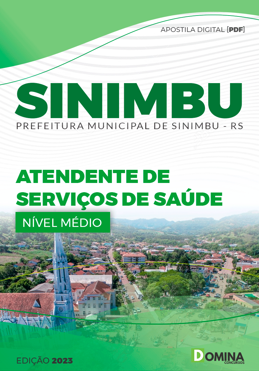Apostila Concurso Pref Sinimbu RS 2023 Atendente Serviços Saúde