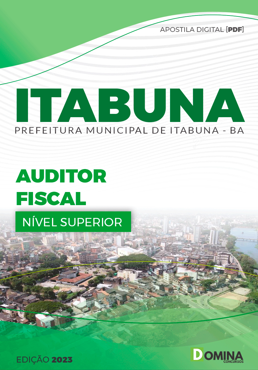 Apostila Concurso Pref Itabuna BA 2023 Auditor Fiscal