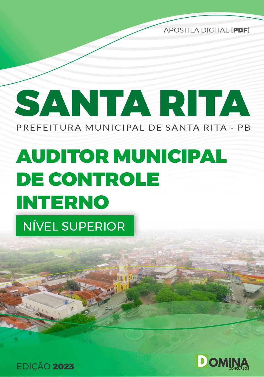 Apostila Concurso Pref Santa Rita PB 2023 Auditor Controle Interno