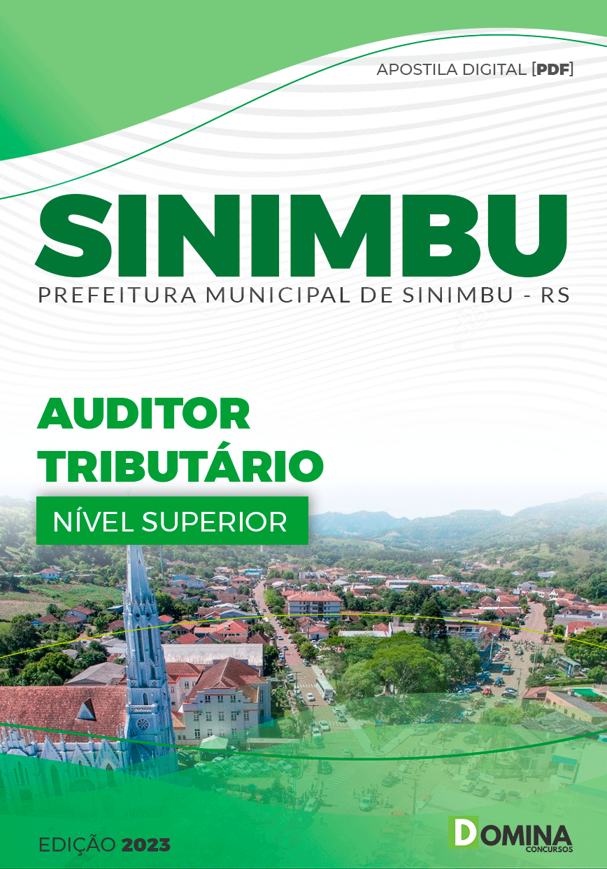 Apostila Concurso Pref Sinimbu RS 2023 Auditor Tributário