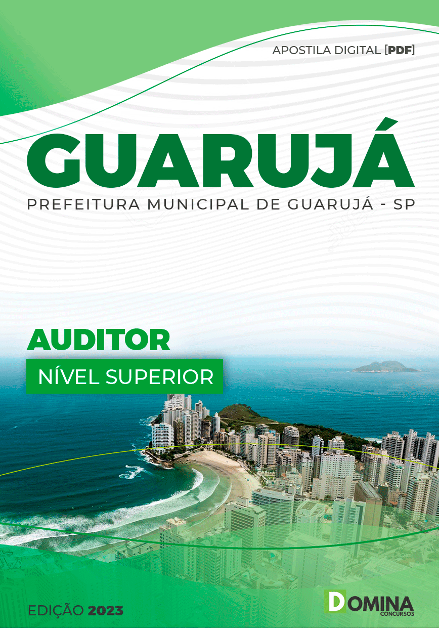 Apostila Concurso Pref Guarujá SP 2023 Auditor