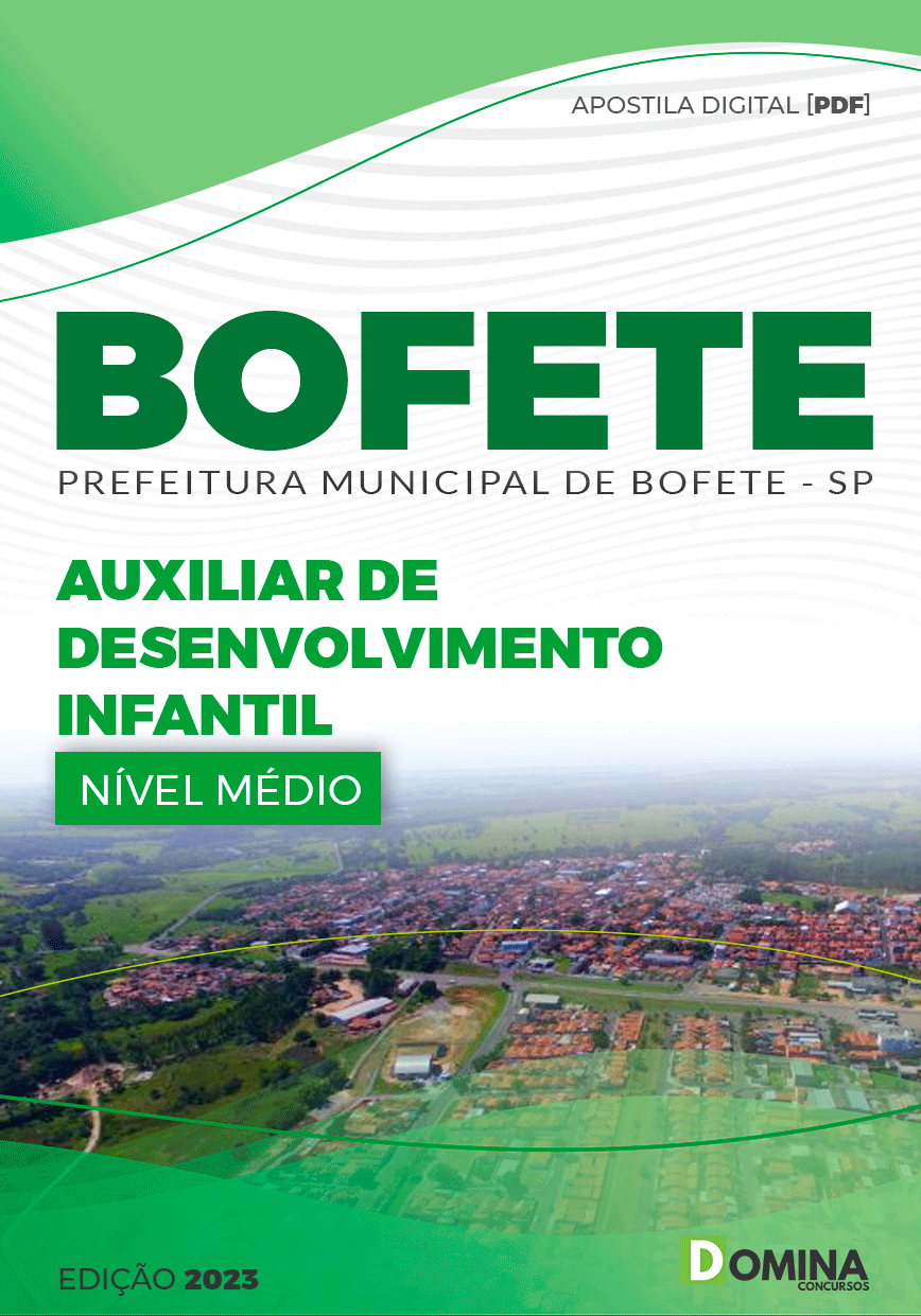 Apostila Concurso Pref Bofete SP 2023 Auxiliar Compras